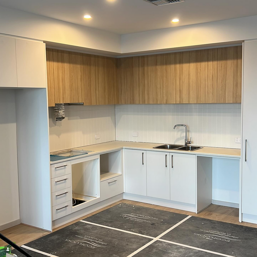 Kitchen installation by Chris Caruso Creations